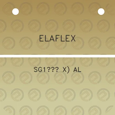 elaflex-sg1-x-al