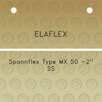 elaflex-spannflex-type-mx-50-2-ss