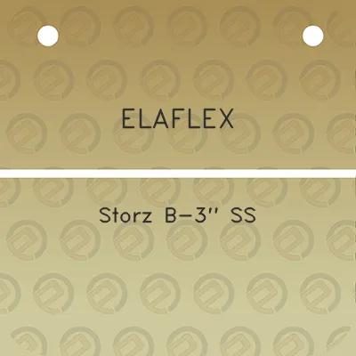 elaflex-storz-b-3-ss