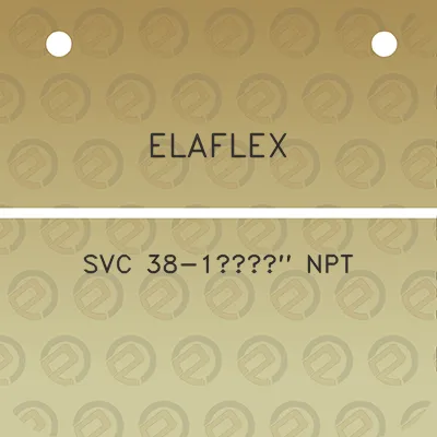 elaflex-svc-38-1a12-npt