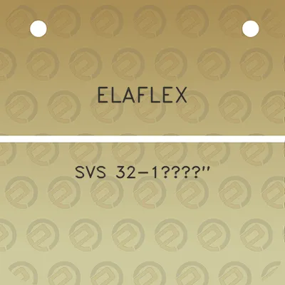 elaflex-svs-32-1a14