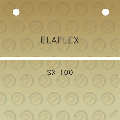 elaflex-sx-100