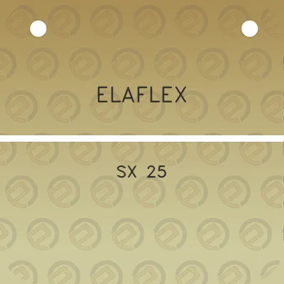 elaflex-sx-25