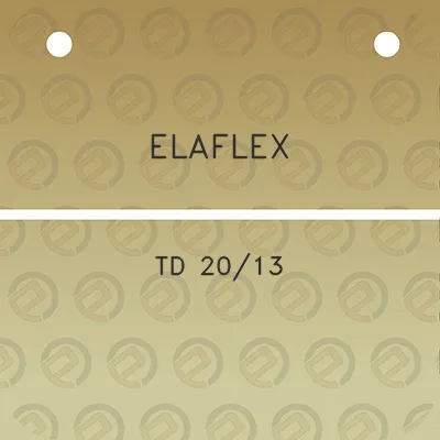 elaflex-td-2013