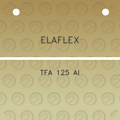 elaflex-tfa-125-al