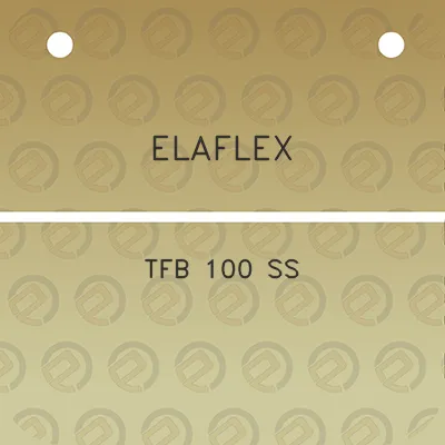 elaflex-tfb-100-ss