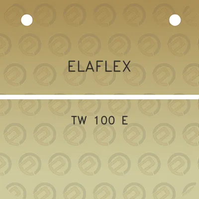 elaflex-tw-100-e