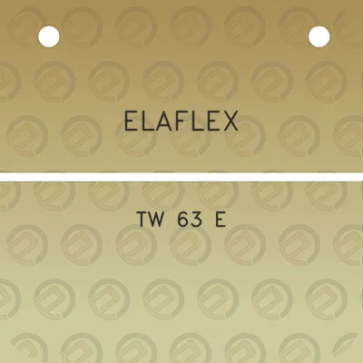 elaflex-tw-63-e