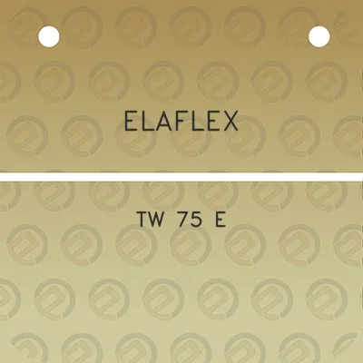 elaflex-tw-75-e