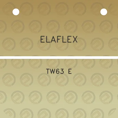 elaflex-tw63-e