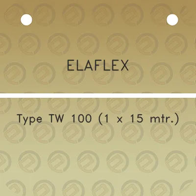 elaflex-type-tw-100-1-x-15-mtr