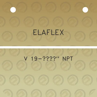 elaflex-v-19-a34-npt