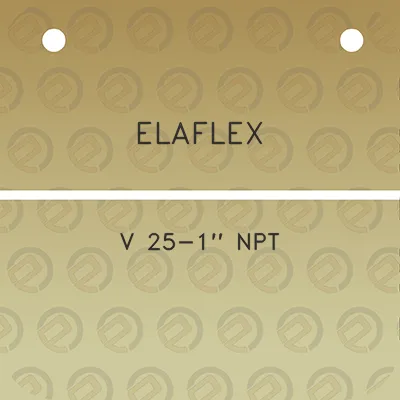 elaflex-v-25-1-npt