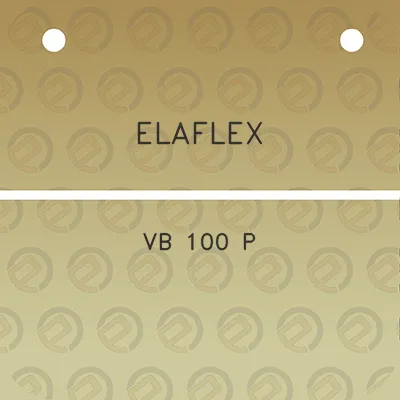 elaflex-vb-100-p