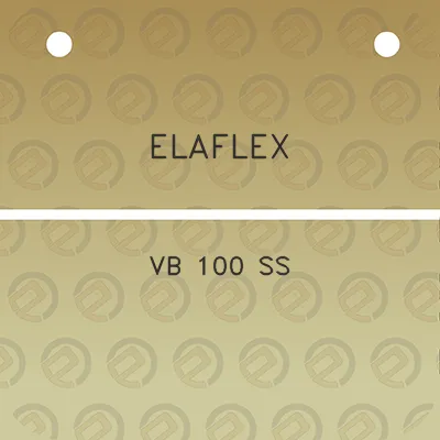 elaflex-vb-100-ss