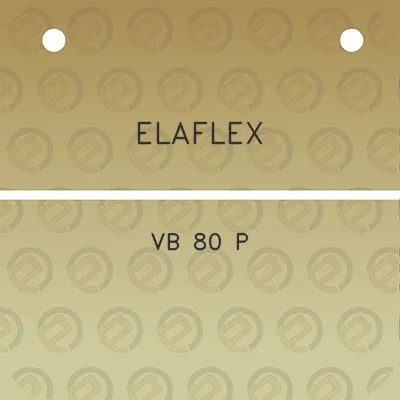 elaflex-vb-80-p