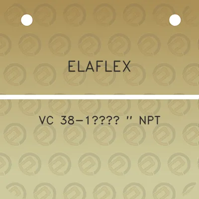 elaflex-vc-38-1a12-npt