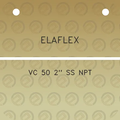 elaflex-vc-50-2-ss-npt