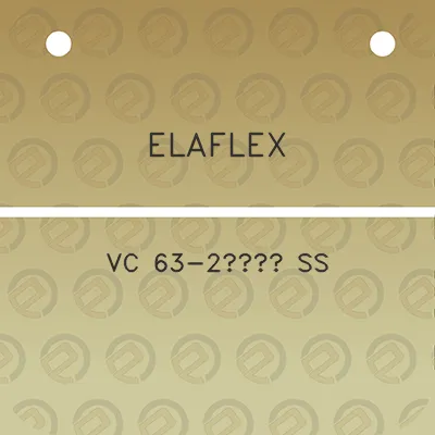 elaflex-vc-63-2a12-ss