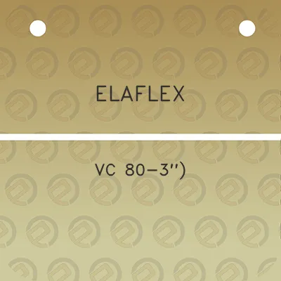 elaflex-vc-80-3