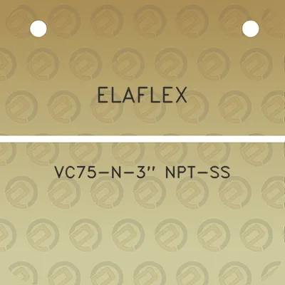 elaflex-vc75-n-3-npt-ss