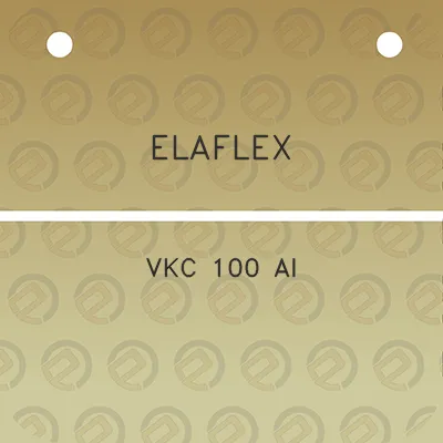 elaflex-vkc-100-al