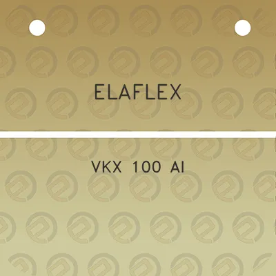 elaflex-vkx-100-al