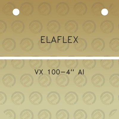 elaflex-vx-100-4-al