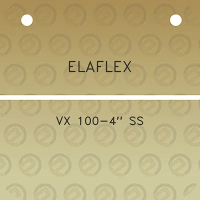 elaflex-vx-100-4-ss