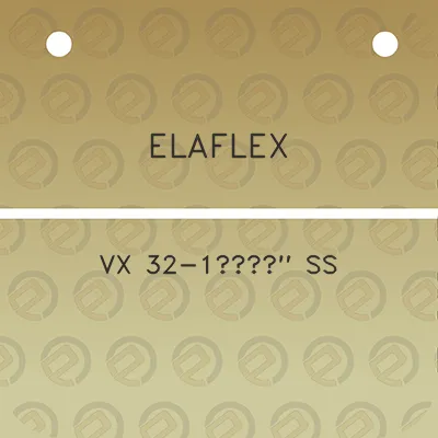 elaflex-vx-32-1a14-ss