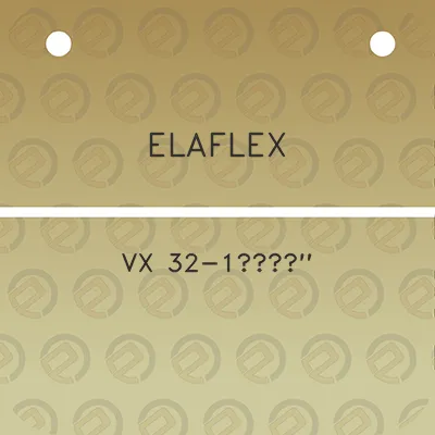 elaflex-vx-32-1a14