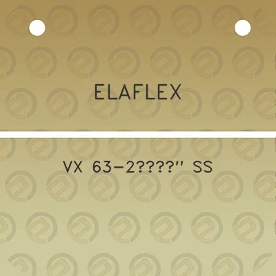 elaflex-vx-63-2a12-ss