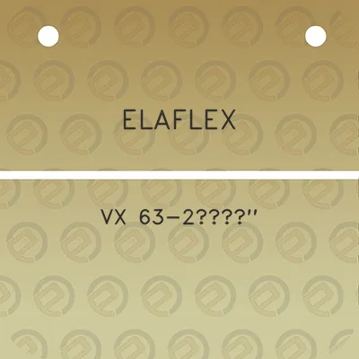 elaflex-vx-63-2a12