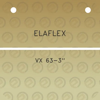 elaflex-vx-63-3