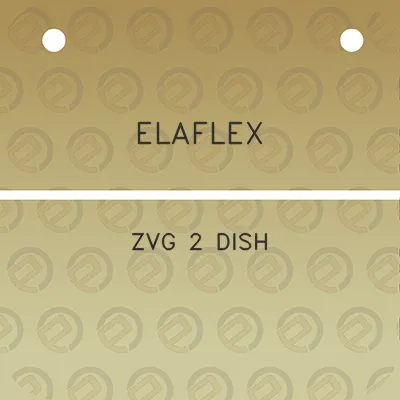 elaflex-zvg-2-dish