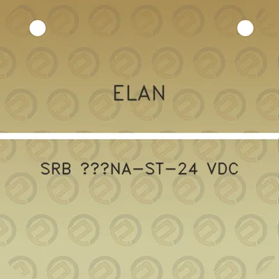 elan-srb-na-st-24-vdc