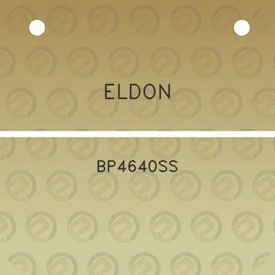 eldon-bp4640ss