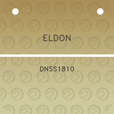 eldon-dnss1810