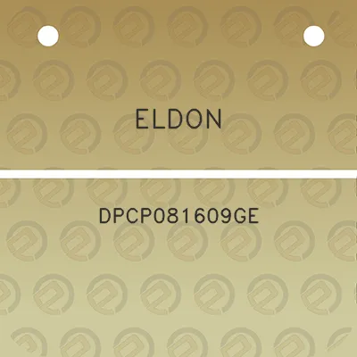 eldon-dpcp081609ge