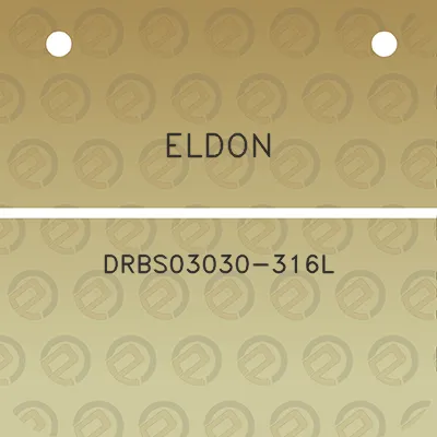 eldon-drbs03030-316l