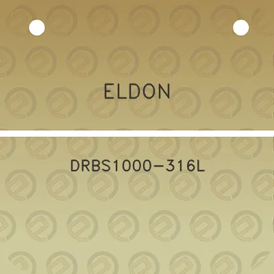 eldon-drbs1000-316l