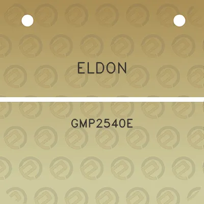 eldon-gmp2540e