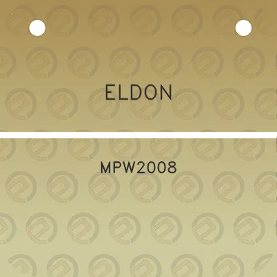 eldon-mpw2008