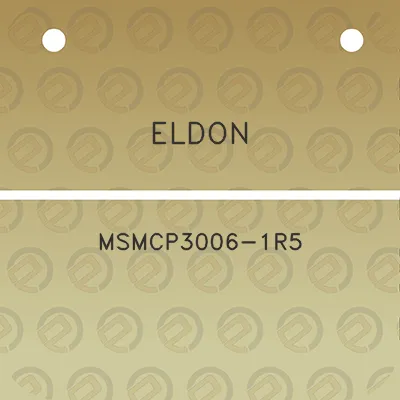 eldon-msmcp3006-1r5