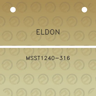 eldon-msst1240-316