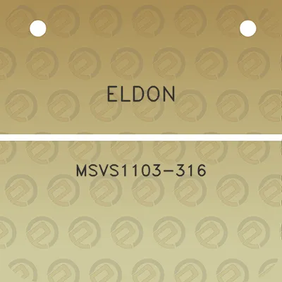 eldon-msvs1103-316