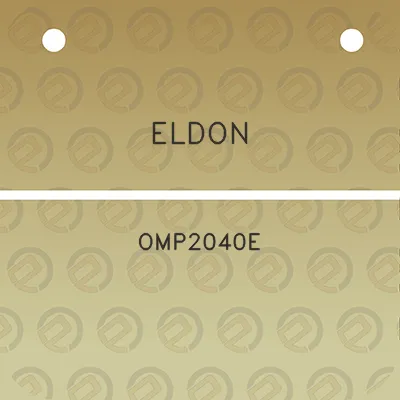 eldon-omp2040e