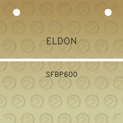 eldon-sfbp600