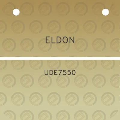 eldon-ude7550