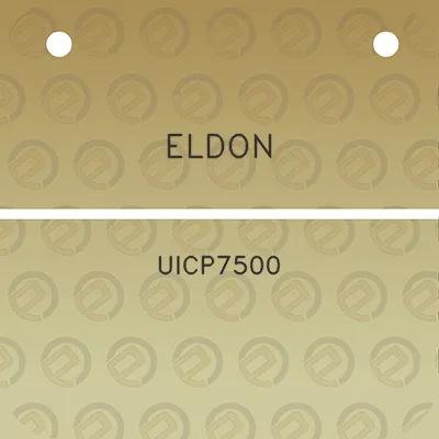 eldon-uicp7500